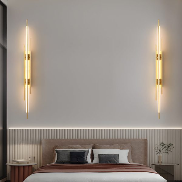 Long Strips Grille Iron Acrylic Simple Modern LED Wall Light Fixture - Image 3