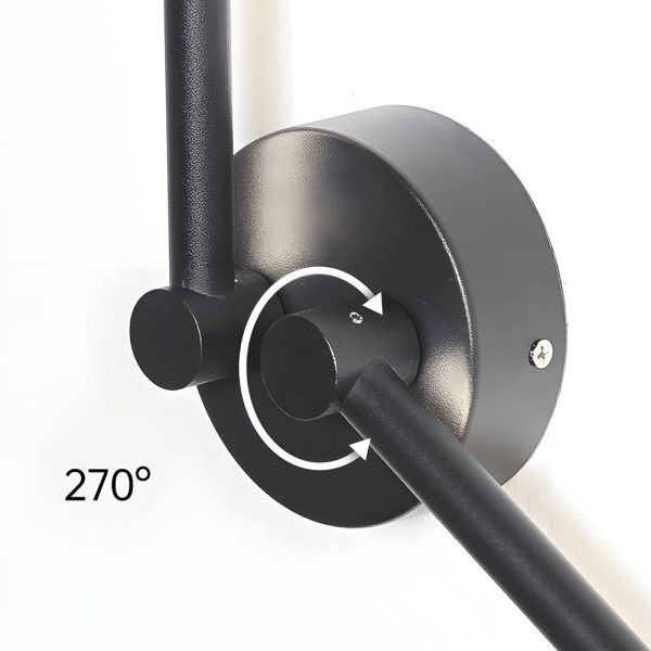 1 PC Black Modern Rotatable Linear LED Wall Light Sconces - Image 6
