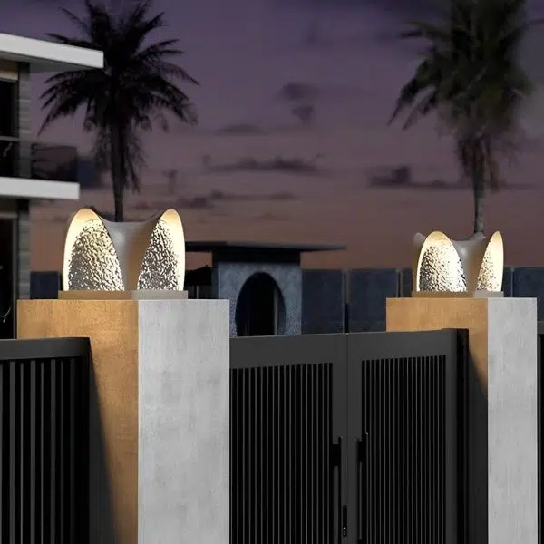 Creative Decor Waterproof IP65 LED Black Modern Solar Post Caps Lights - Image 5