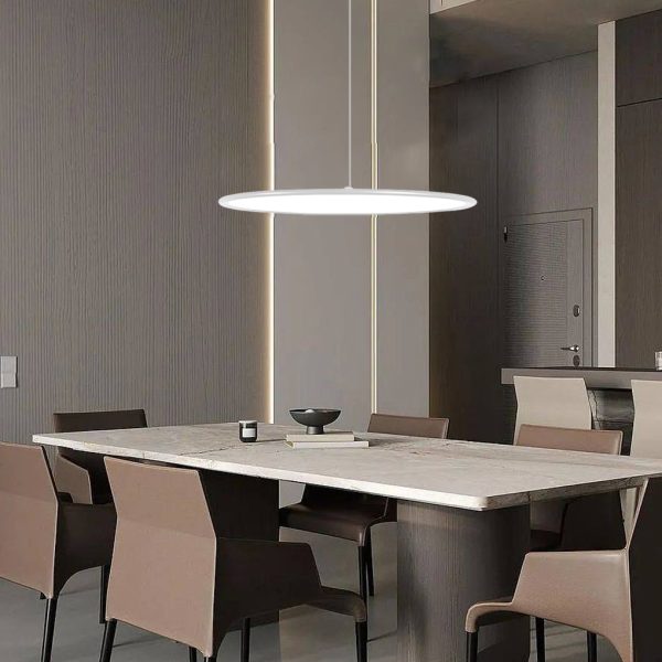Minimalist Modern Circle Linear Industrial Pendant Lighting - Image 6