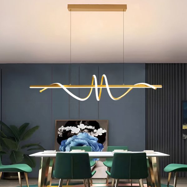 Creative Strip LED Stepless Dimming Nordic Kitchen Pendant Lighting - Image 6
