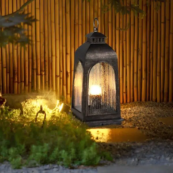 Waterproof Metal Portable Retro European-style Outdoor Floor Lamp Lawn Lights - Image 5