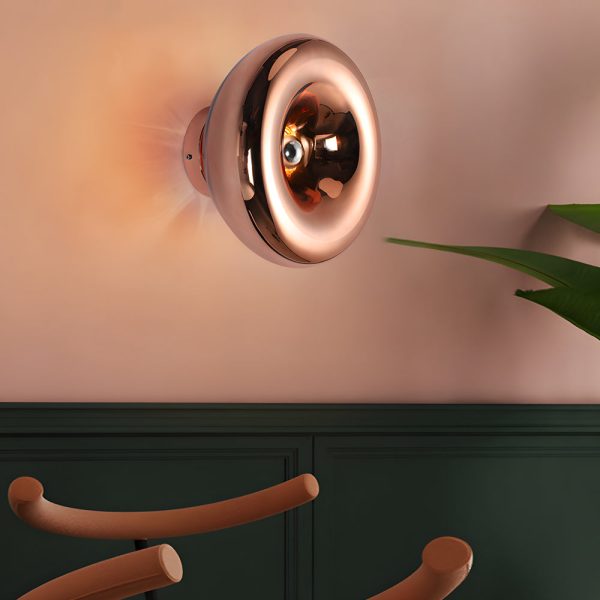 Round Glass Lava Luxury Creative Art Indoor Modern Wall Light Fixture - Image 3