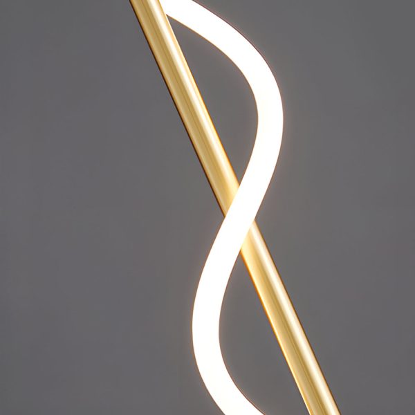 Modern Vertical Spiral Rope LED Pendant Light with Dimmable Feature - Image 5
