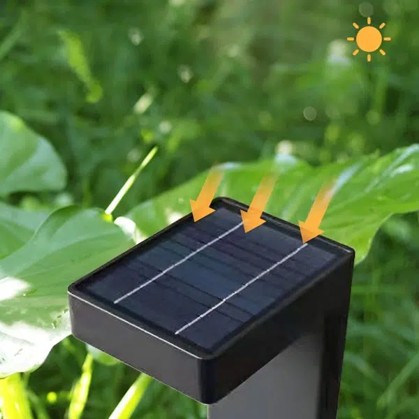 Sleek Solar Pathway Lights with Dusk-to-Dawn Sensor Modern LED Outdoor Landscape Lighting - Image 8