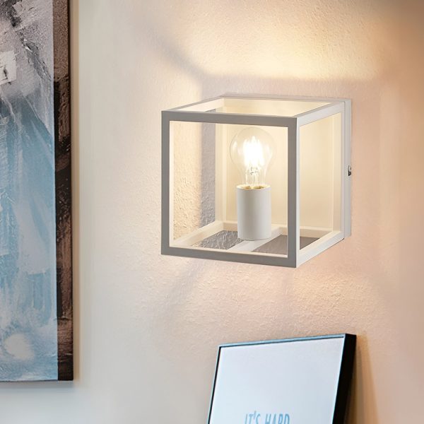 Square Frame Decorative Modern Wall Sconce Lighting Wall Light Fixture - Image 4