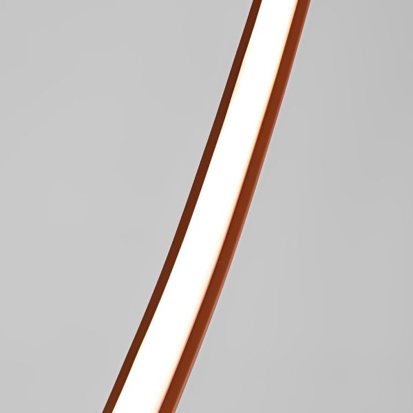 Flexible Long Art Leather Belts Minimalist Duplex Staircase Chandelier - Image 8