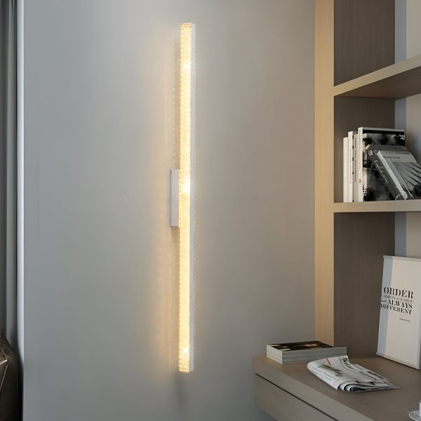 41-Inch Long Linear Acrylic Brilliant Sword LED Wall Sconce - Image 2