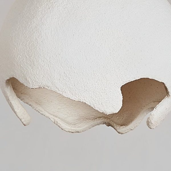 Irregular Ball Creative Ins Creamy White Japanese Style Chandelier Light - Image 8