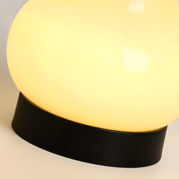 7.5 inch Glass Pear LED Table Ambient Lamp with Touch Switch - Image 7