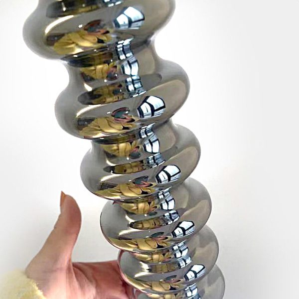 Long Creative Spiral Gourd Metal Semi-Plated Colorful Modern Pendant Lights - Image 5