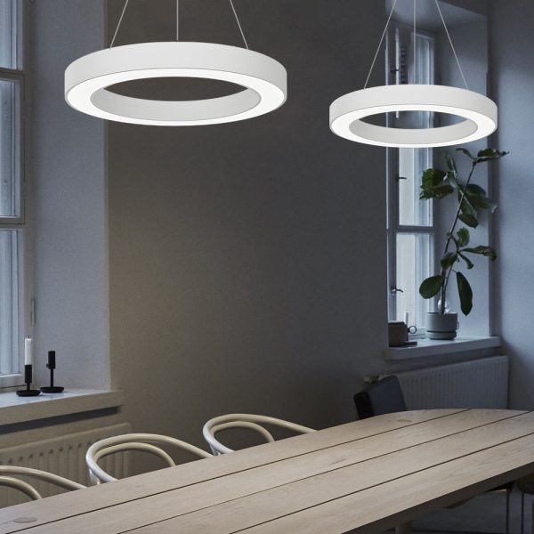 Round Ring Hanging Profile Light Suspended Office LED Pendant Light for Gyms - Image 4