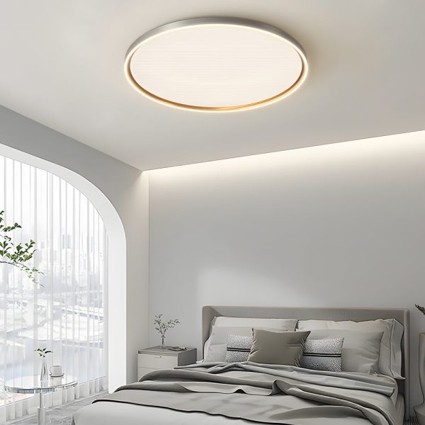 Brushed Gray Aluminum LED Ceiling Light - Image 2