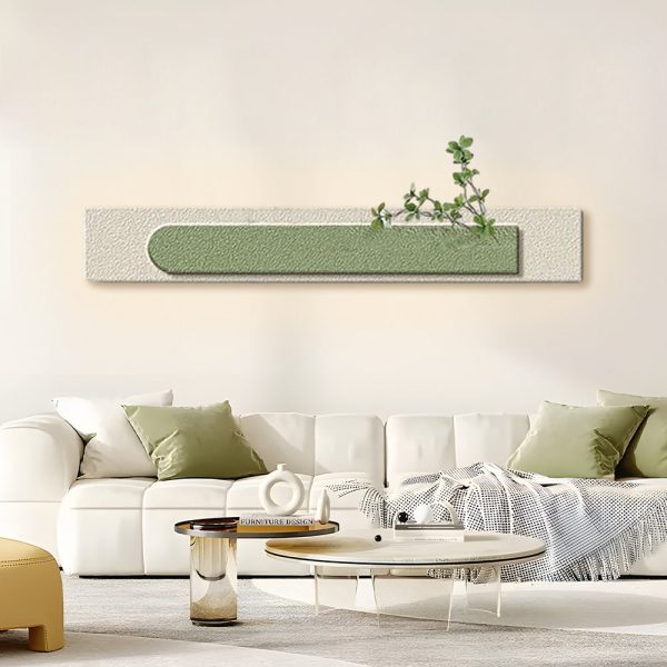 Rectangular Three-Dimensional Sandstone USB Remote LED Wall Lamp Painting - Image 4