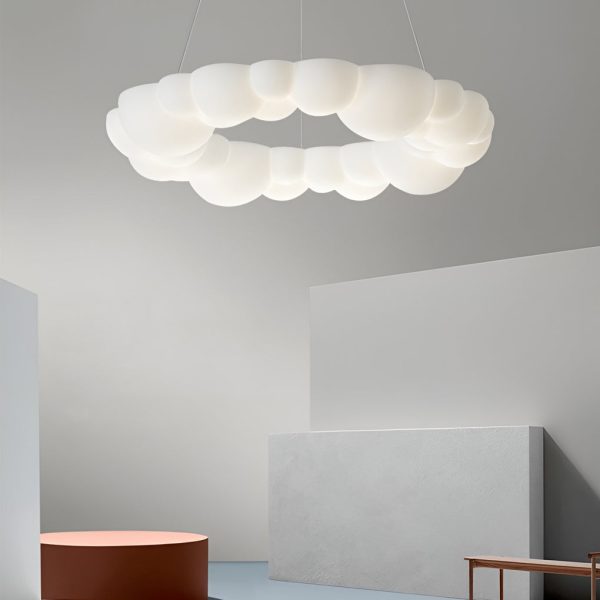 Creative Bubble Clouds Shaped Stepless Dimming LED Nordic Ceiling Light - Image 8