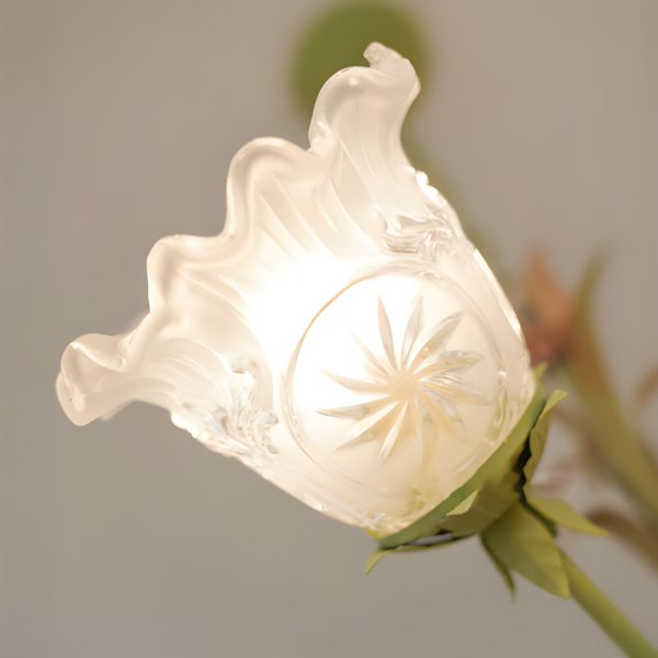 Modern Pastoral Green Flower Hanging Chandelier - 3/6/8-Light - Image 4