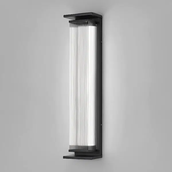 Creative Strip Waterproof Black Modern LED Wall Lamp Outdoor Wall Lights - Image 7