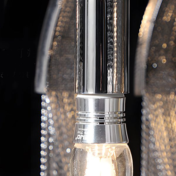 Waves Aluminum Tassel Chain 3 Step Dimming Artistic Nordic Chandelier - Image 6