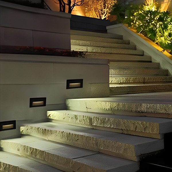 Visual Comfort Wall Recessed LED 3W Aluminum Modern Architectural Step Lights - Image 6