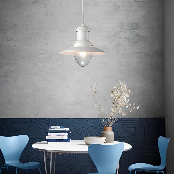 Round Retro Metal Hat Industrial Style Small Chandelier Pendant Lights - Image 3