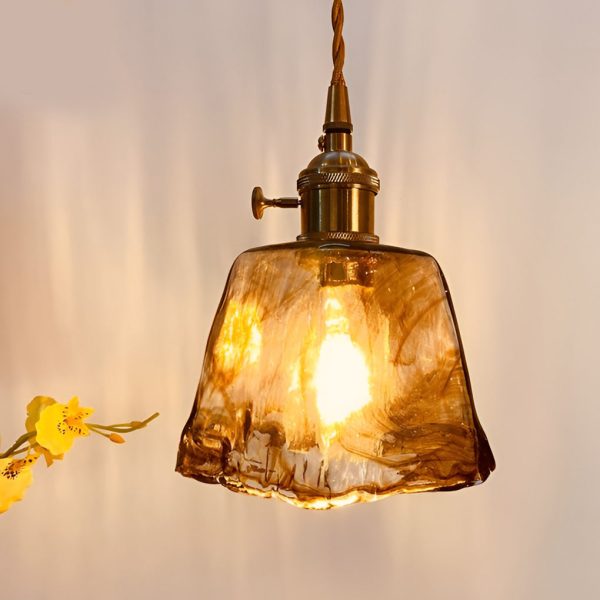 Creative Electroplated Metal Glass LED Nordic Island Lights Hanging Lamp - Image 4