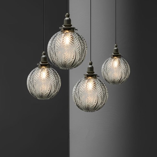 Creative Glass Ball Three Step Dimming LED Modern Pendant Lights - Image 6