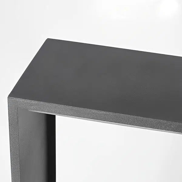 Rectangular Glass Mountain Scenery Black Modern Outdoor Pathway Lights - Image 7