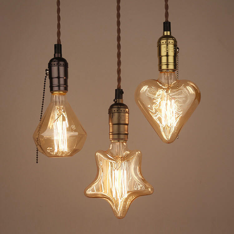 8190247853-784028970.jpg Retro 1-Light Single Pendant Light 3 Design - Image 1
