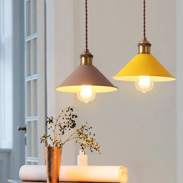 Nordic Macaron Bell Shade Metal 1-Light Pendant Light - Image 3