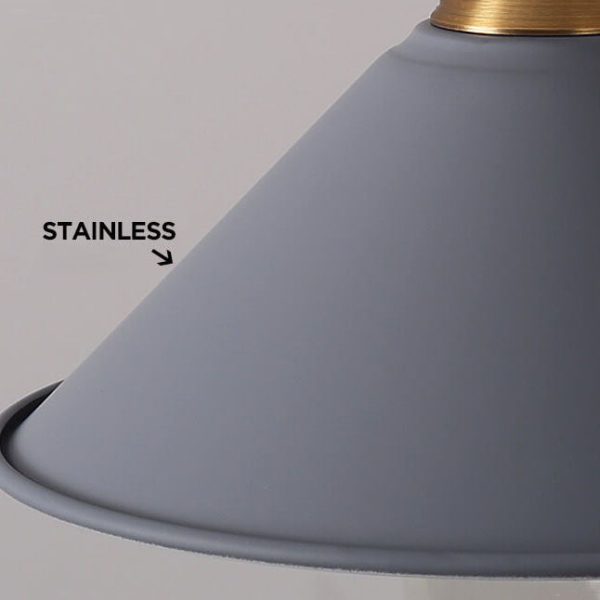 Nordic Macaron Bell Shade Metal 1-Light Pendant Light - Image 8