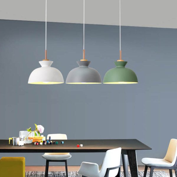 Nordic Macaron Metal 1-Light Pendant Light - Image 4