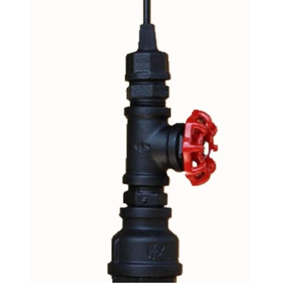 Industrial Retro Water Pipe Aged Metal 1-Light Pendant Light - Image 11