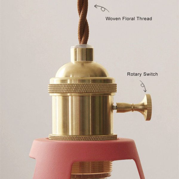 Industrial 1-Light Colorful Barn Shade Pendant Light - Image 10