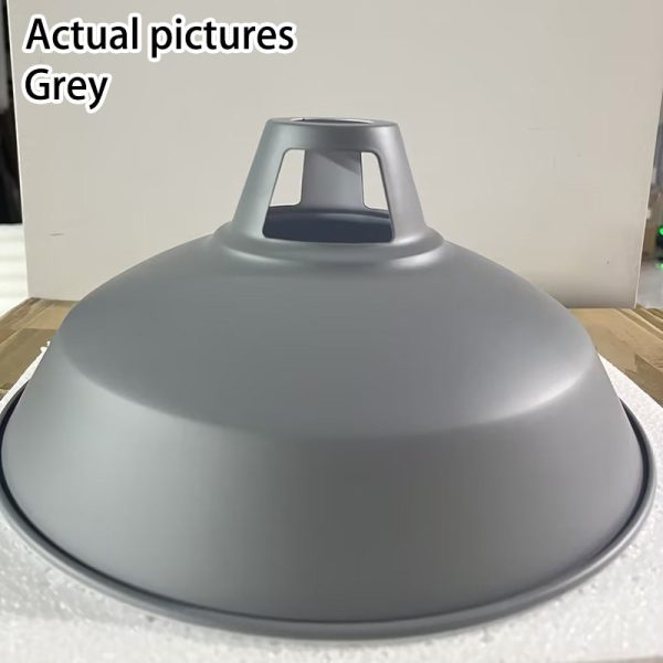 Industrial 1-Light Colorful Barn Shade Pendant Light - Image 5