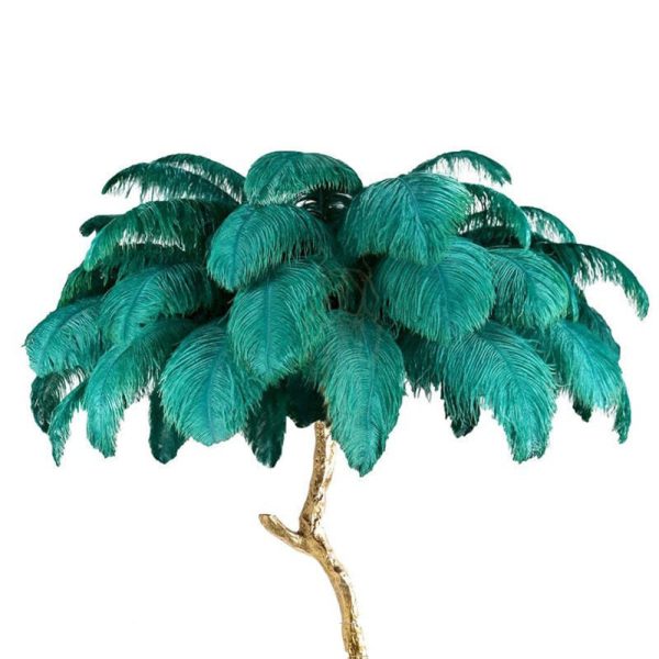 O'Moore Nordic Luxury Unique Ostrich Feather Floor Lamp/Table Lamp - Image 34
