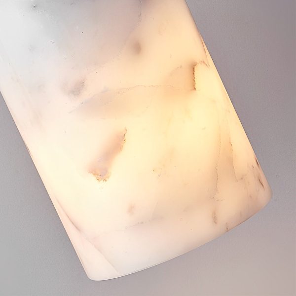 Minimalist Cylindrical Marmoreal 3 Step Dimming Nordic Pendant Lights - Image 9