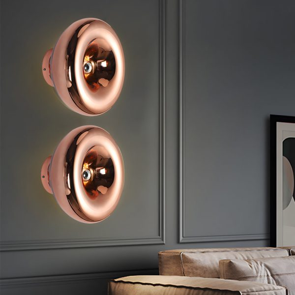 Round Glass Lava Luxury Creative Art Indoor Modern Wall Light Fixture - Image 6