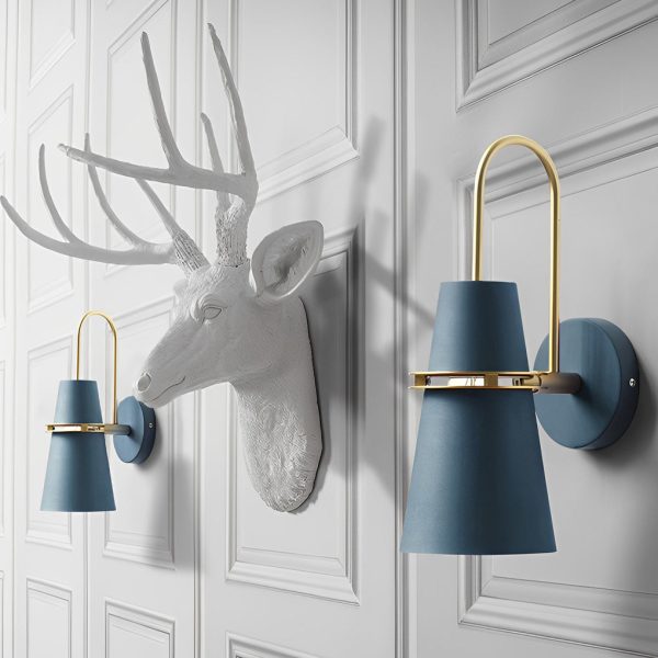 Personality Creative Iron Nordic Wall Lamp Plug in Wall Sconce Lighting - Image 9