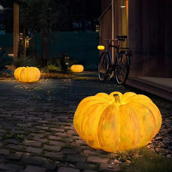Portable Resin Pumpkin LED Waterproof USB Chargeable Outdoor Lights - Image 7