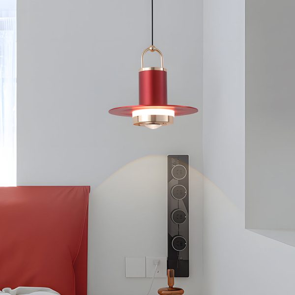 Small Simple Creative Metal Glass LED Nordic Hanging Lights Pendant Lamp - Image 3
