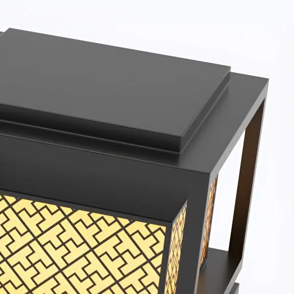 Square Waterproof Modern Solar Outdoor Fence Post Lights Pillar Light - Image 9