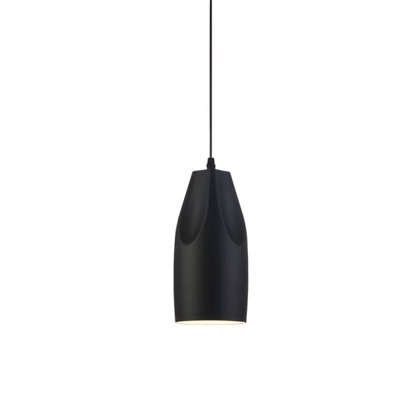 Pleat Box LED Pendant Light 1-Light Black/White Aluminum Hanging Lamp - Image 22