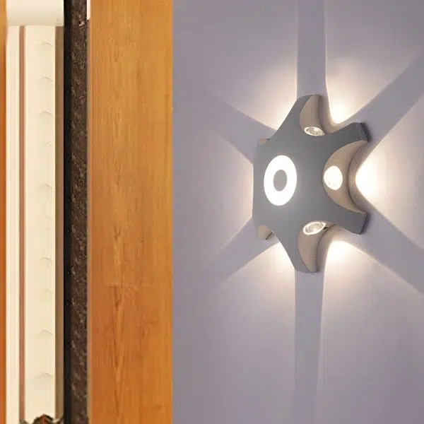 Flower Shaped LED Waterproof Nordic Wall Washer Lights Wall Sconces Lighting - Image 5