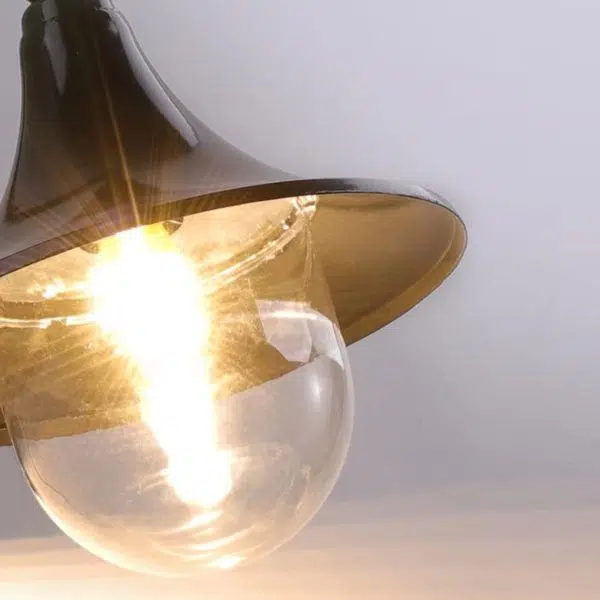 Creative Trumpet Shaped Waterproof LED Black Vintage Outdoor Wall Lamp - Image 9