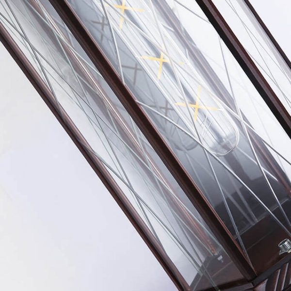 European Wrought Iron Outdoor Waterproof 1-Light Wall Sconce Lamp - Image 3