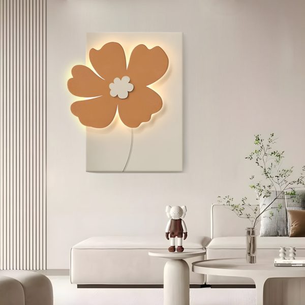 Flowers Three-Dimensional Sandstone Painting USB Remote Decorative Painting - Image 3