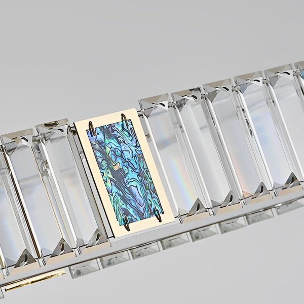 Rectangular Long Strip Stepless Dimming Crystal Dining Room Chandeliers - Image 7