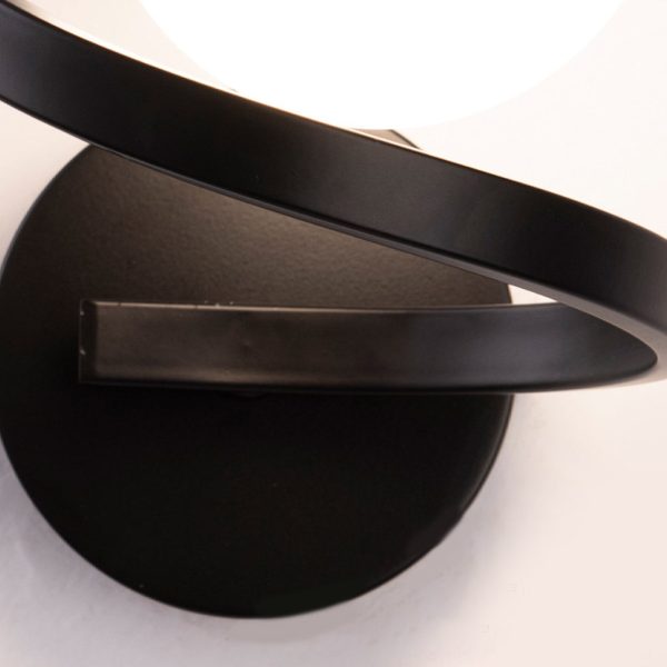 Electroplated Creative Curved Metal LED Modern Wall Sconce Lighting - Image 9