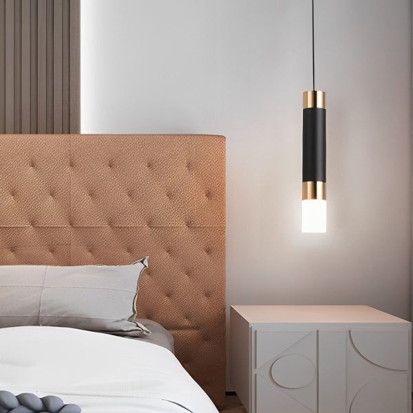 Personality Minimalist LED Black Nordic Pendant Light Kitchen Island Lighting - Image 4