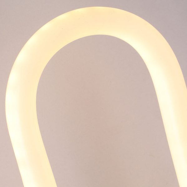 Modern Indoor Oval LED Wall Sconces - 16'' H, Gold/Black - Image 7